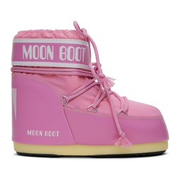 Pink Icon Low Boots 241970F113001