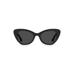 MOS147/S Logo 51MM Cat-Eye Sunglasses
