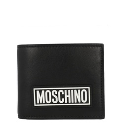logo leather wallet