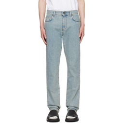 Blue Five-Pocket Jeans 241720M186001