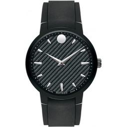 Movado Mens 0606849 Analog Display Swiss Quartz Black Watch