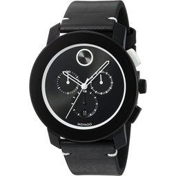 Movado Mens 3600386 Analog Display Swiss Quartz Black Watch