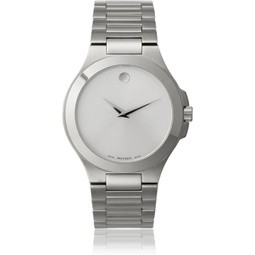 Movado Mens 606165 Silver Steel Watch