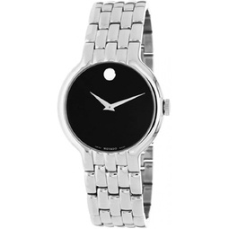 Movado Classic Stainless Steel Case and Bracelet Black Dial Classic Dot