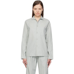 Khaki Lounge Pyjama Shirt 241554F079001