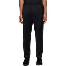 Black Tapered Trousers 232992M191006