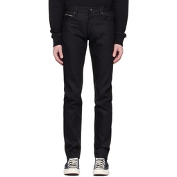 Black Slim Fit Super Guy Jeans 231527M186008