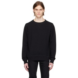 Black Heavyweight Sweatshirt 231527M204001