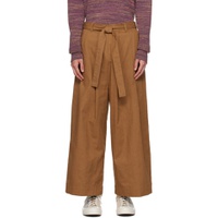 SSENSE Exclusive Brown Trousers 232527M191002
