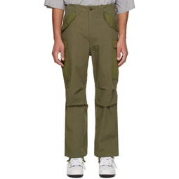 Khaki Pocket Cargo Pants 241467M188002