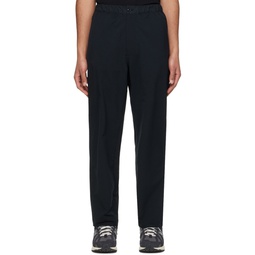 Black Wide Easy Trousers 241467M191022