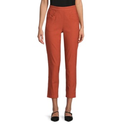 Flat Front Ankle Pants