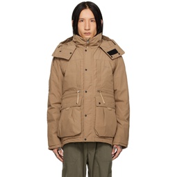 Beige Takibi Down Jacket 241631M178007