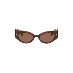 Brown Azalea Sunglasses 241845F005001