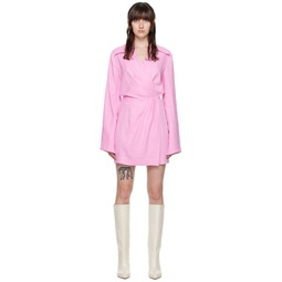 Pink Esma Mini Dress 222845F052009