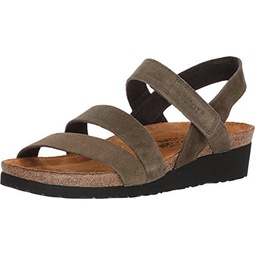 NAOT Footwear Womens Kayla Wedge Sandal with Cork Footbed and Arch Support - Adjustable 3-Strap Sandal With Backstrap-Lightweight and Perfect for Travel - Narrow to Medium Fit, Wid