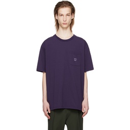 Purple Pocket T Shirt 241821M213001