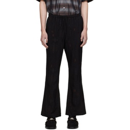Black String Easy Trousers 241821M191015