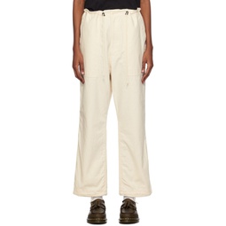 Off White String Fatigue Trousers 241821F087008