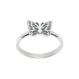 Silver Papillon Ring 232821M147001