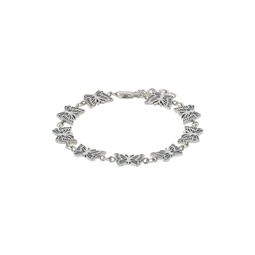 Silver Papillon Bracelet 241821M142000