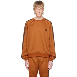 Orange Track Sweatshirt 241821M204002