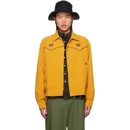 Yellow Piping Cowboy Jacket 241821M180016