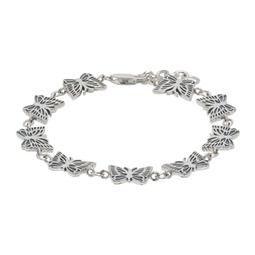 Silver Papillon Bracelet 241821M142000