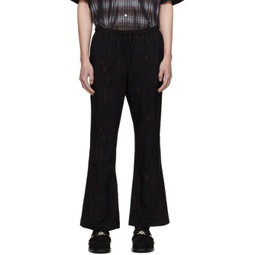 Black String Easy Trousers 241821M191015
