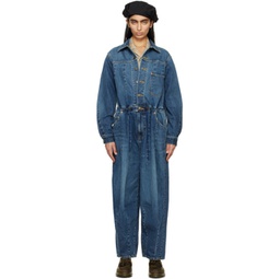 Blue Darts Denim Jumpsuit 241821F070000