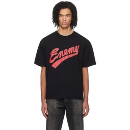 Black PUBLIC ENEMY Edition T Shirt 232019M213042