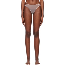 SSENSE Exclusive Taupe Briefs 222334F074012