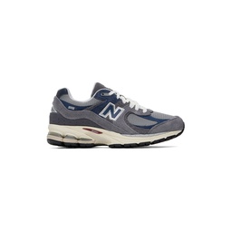 Gray   Navy 2002R Sneakers 241402F128232