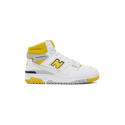 White   Yellow 650 Sneakers 231402F127003