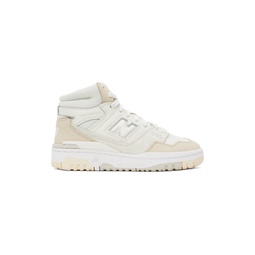 Off White   Beige 650R Sneakers 231402F127006