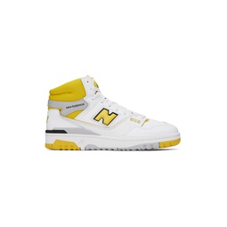 White   Yellow 650 Sneakers 231402M236004