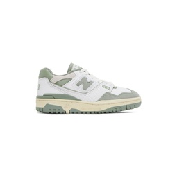 Green   White 550 Sneakers 241402F128057