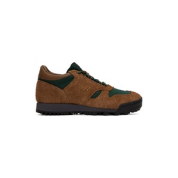 Brown   Green Rainier Sneakers 231402M237179
