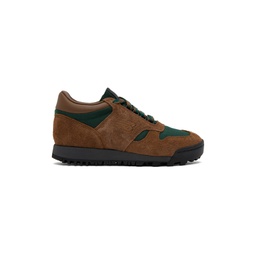Brown   Green Rainier Low Sneakers 231402F128076