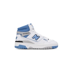 White   Blue 650 Sneakers 232402F127005