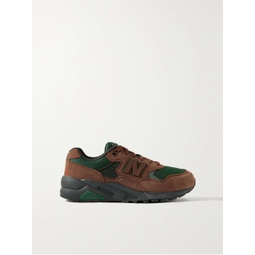 NEW BALANCE MT580 rubber-trimmed mesh and nubuck sneakers