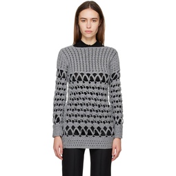 Gray Gancio Sweater 222744F096002