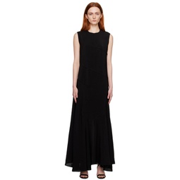 Black Lacuna Maxi Dress 231744F055000