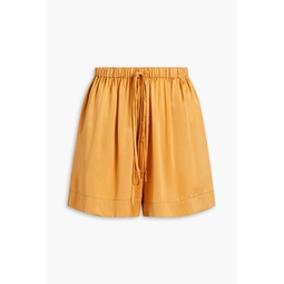 Terra silk-satin shorts