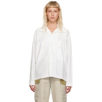 White Patch Pocket Shirt 231363F109000