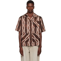 Brown Aloha Shirt 222363M192004