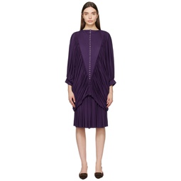 SSENSE Exclusive Purple Alice Midi Dress 241126F054008