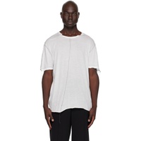 White Loose Thread T Shirt 232579M213003
