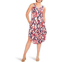 Womens NIC+ZOE Floral Ikat Live In Dress
