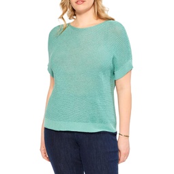 NIC+ZOE Plus Size Easy Sleeve Summer Sweater